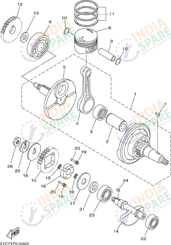 CRANKSHAFT & PISTON